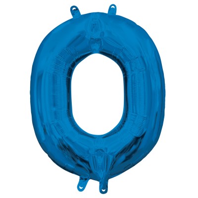 GLOBO MINI LETRA AZUL O