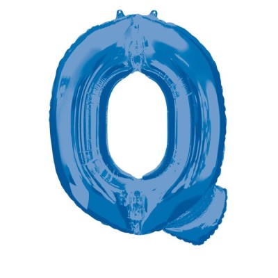 GLOBO MINI LETRA AZUL Q