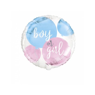 GLOBO FOIL ¨BOY OR GIRL¨ 18'