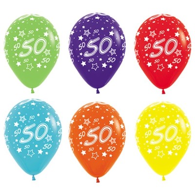 12 GLOBOS LATEX NUM. 50 SEMPERTEX