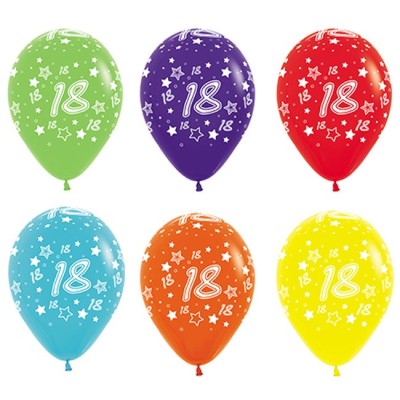 12 GLOBOS LATEX NUM. 18 SEMPERTEX