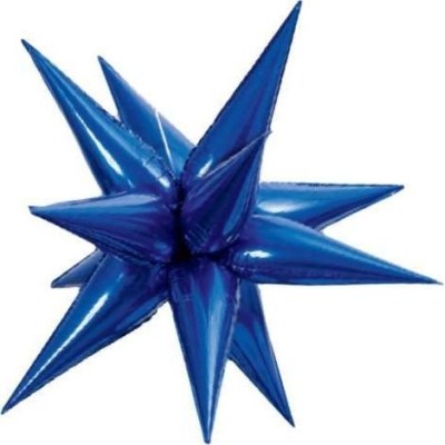 GLOBO ESTRELLA 3D AZUL GRANDE