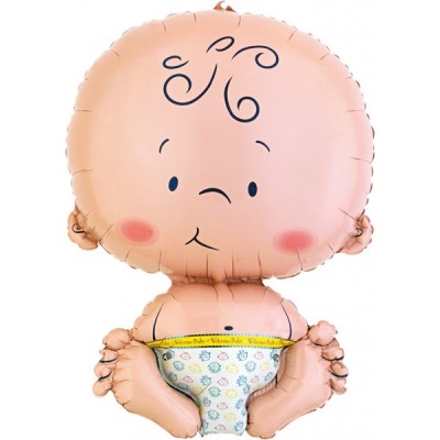 GLOBO FORMA BIENVENIDO BEBE