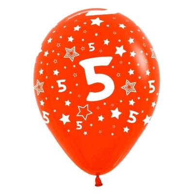 12 GLOBOS LATEX NUM. 5 SEMPERTEX