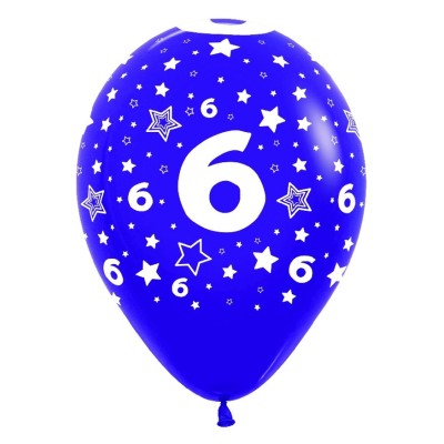12 GLOBOS LATEX NUM. 6 SEMPERTEX