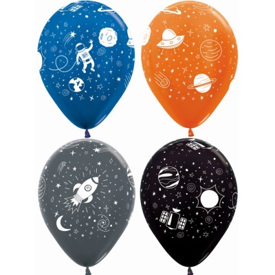 GLOBOS LATEX R12 ESPACIO 12 UND
