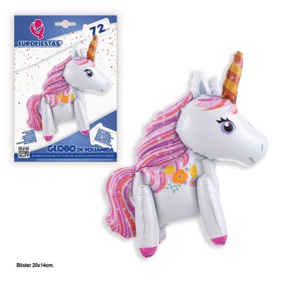 GLOBO CUERPO MINI UNICORNIO