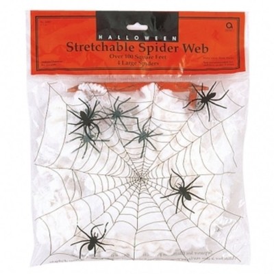 TELA DE ARAÑA PEQUEÑA + 4ARAÑAS