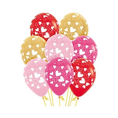 G. LATEX STDOS CORAZONES 12 UND