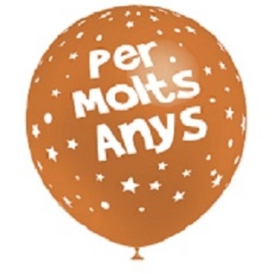 GLOBOS ¨PER MOLTS ANYS¨ 8 UND