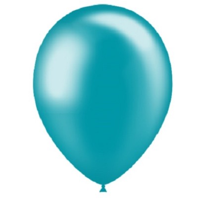 GLOBOS TURQUESA METAL 10 UND- BALL