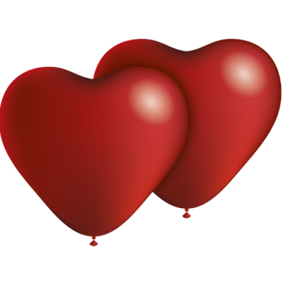 GLOBOS CORAZON ROJO 10 UND- BALL