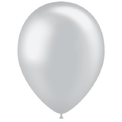 GLOBOS PLATA METAL 10 UND- BALL