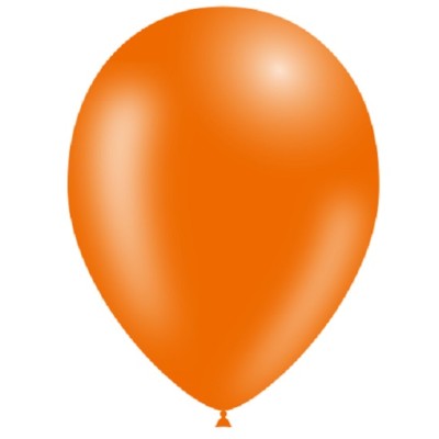 GLOBOS NARANJA SOLIDO 10 UND- BALL
