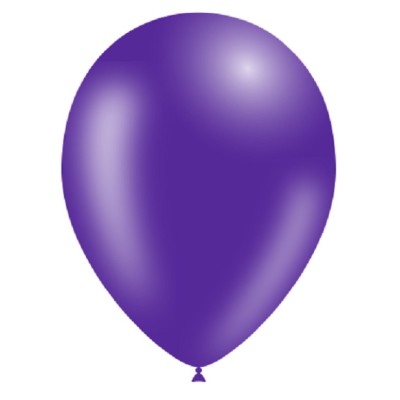 GLOBOS MORADO SOLIDO 10 UND- BALL