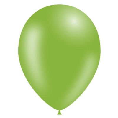 GLOBOS VERDE LIMA SOLIDO 10 UND- BALL