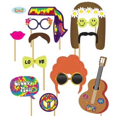 SET PHOTOCALL HIPPIE 12 PCS