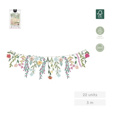GUIRNALDA FLORAL 3M
