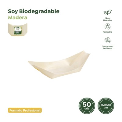 BARQUILLA MADERA 16.5 CM 50 UND