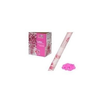 CAÑON CONFETI ROSAS ROSAS 100 CM