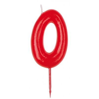 VELA ROJA NUM. 0