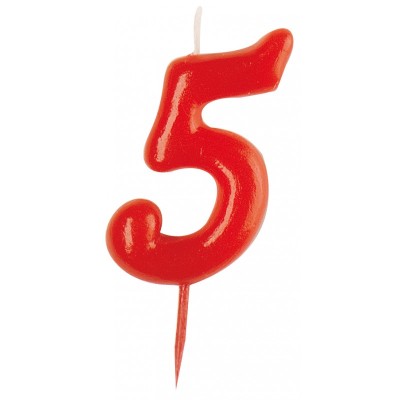 VELA ROJA NUM. 5