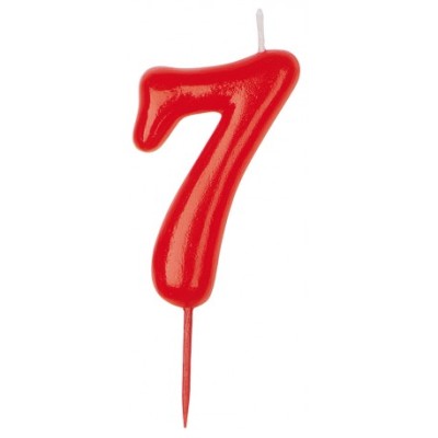 VELA ROJA NUM. 7
