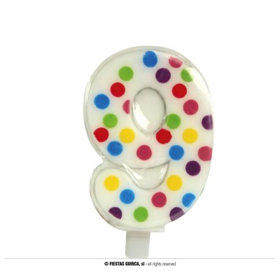 VELA CONFETTI N.9