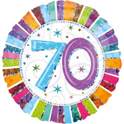FOIL RADIANT BDAY 70