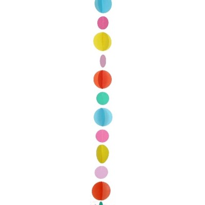 DECO. GLOBOS CIRCULOS MULTICOLOR
