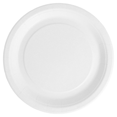 PLATOS CARTON BLANCO 32 CM 20 UND