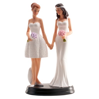 FIGURA BODA 2 CHICAS 20 CM