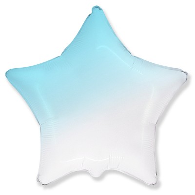 GLOBO ESTRELLA GRADIENT AZUL 18'