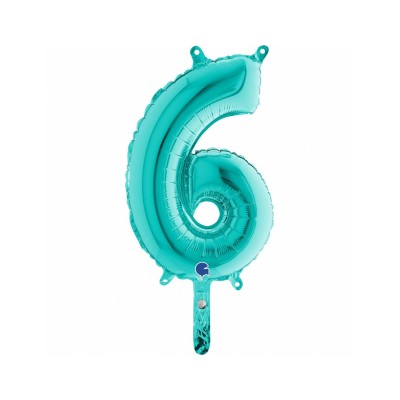 GLOBO NUM. 6 TIFFANY 36 CM