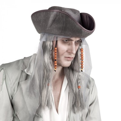 PELUCA Y SOMBRERO PIRATA