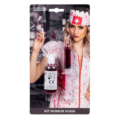 KIT ENFERMERA CON SANGRE