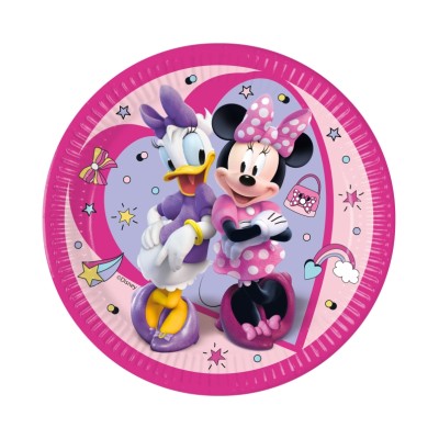 PLATOS MINNIE ROSA 8 UND 23 CM