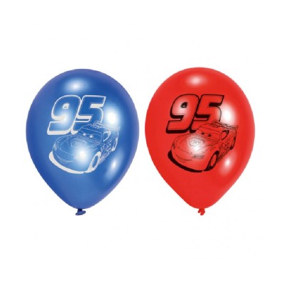 GLOBOS LATEX CARS 6 UND 9'