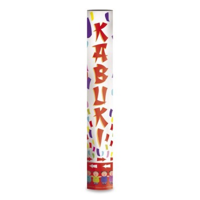 KABUKI 35 CM PAPEL Y METALIZADO MULTICOLOR