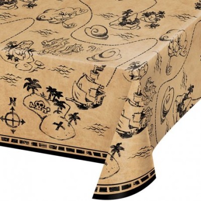 MANTEL PLASTICO PIRATAS 137 X 259 CM