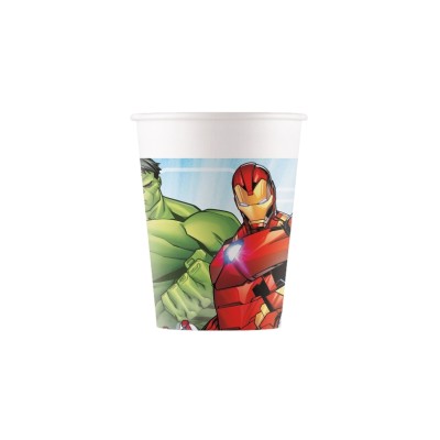 VASOS CARTON VENGADORES 8 UND