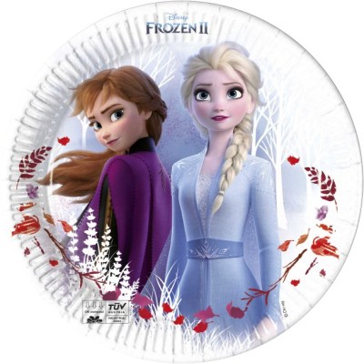 PLATOS COMPOSTABLE FROZEN 8 UND 23 CM