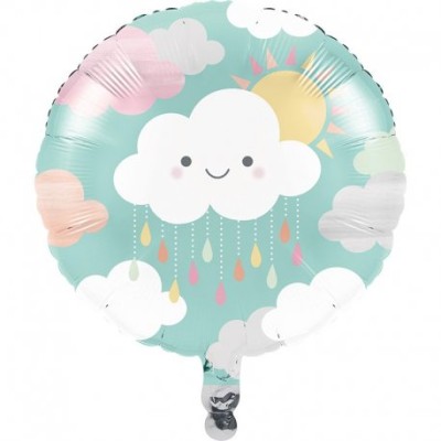 GLOBO FOIL NUBE MINT 18'