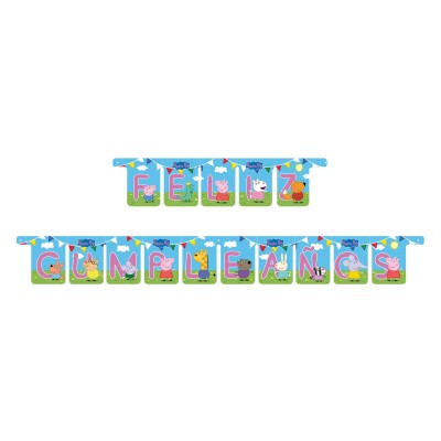 GUIRNALDA FELIZ CUMPLEAÑOS PEPPA PIG
