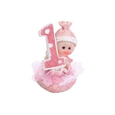 FIGURA TARTA 1ER CUMPLE ROSA