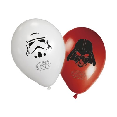 8 GLOBOS STAR WARS