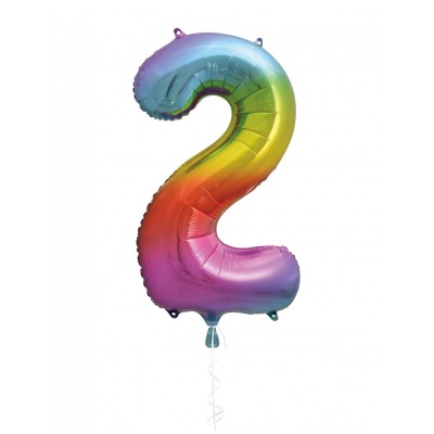 GLOBO FOIL 86CM ARCOIRIS N.2