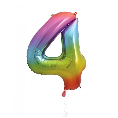 GLOBO FOIL 86CM ARCOIRIS N.4