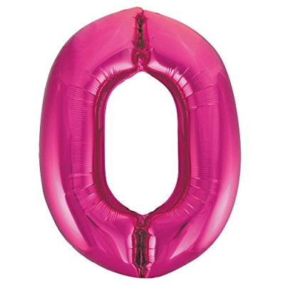 GLOBO FOIL 86 CM-ROSA N.0