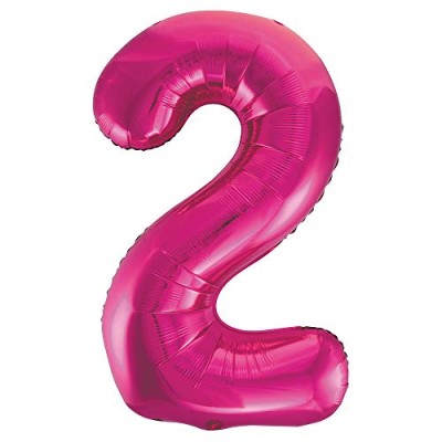 GLOBO FOIL 86 CM-ROSA N.2